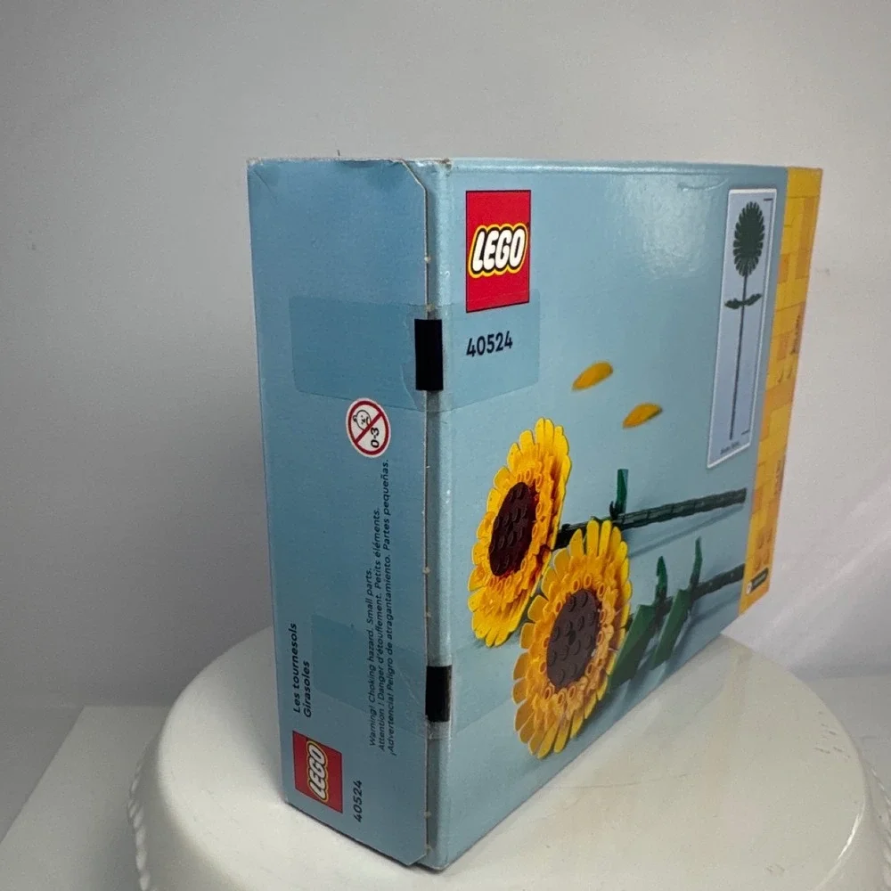 LEGO Sunflowers 40524 Building Kit 191 Pieces Yellow New Box Damage